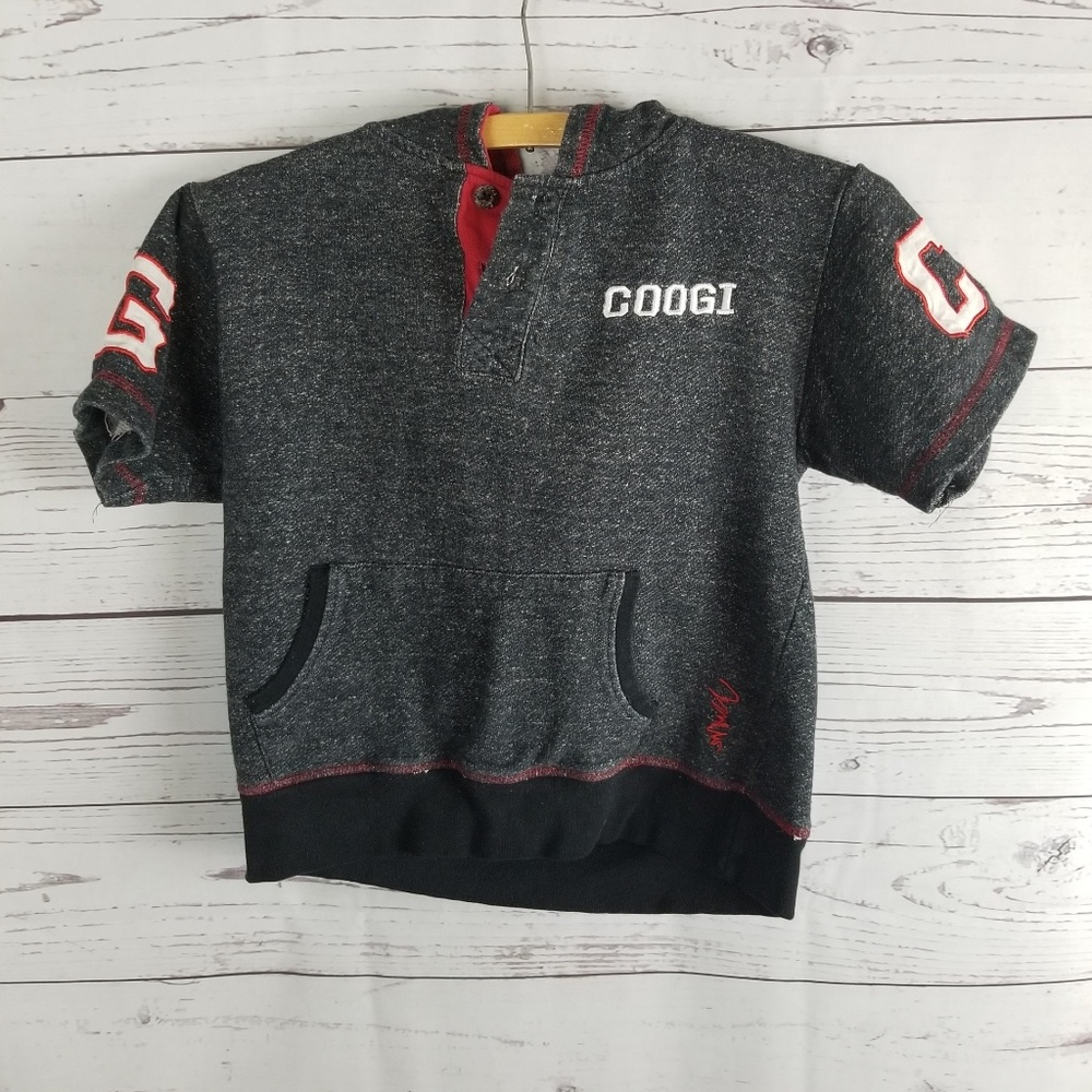 Coogi Kids Short Sleeve Hooded Sweatshirt …